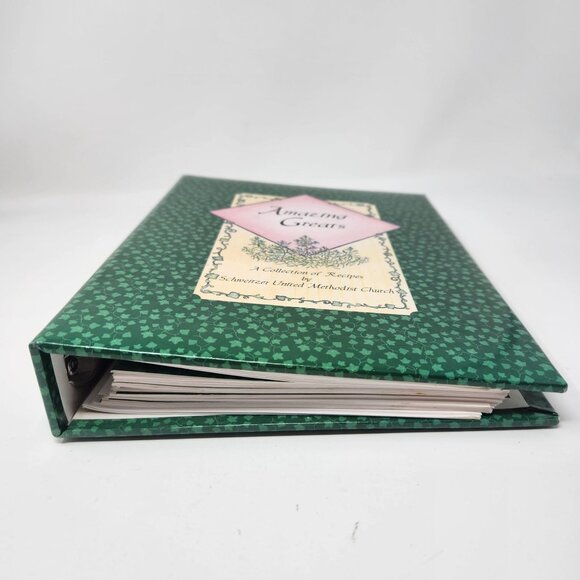 Amazing Greats Cookbook Binder By Schweitzer United Methodist Church Recipes Gre - Picture 4 of 9